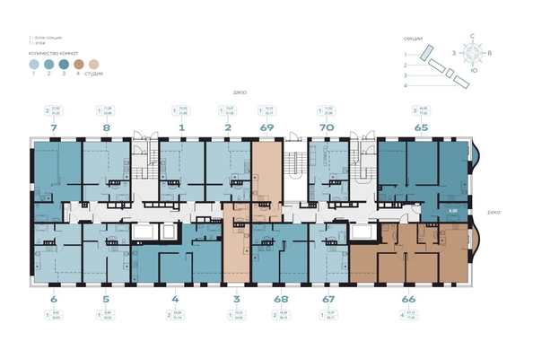 
   Продам 1-комнатную, 32.8 м², RIVERANG (РиверАнг)

. Фото 3.