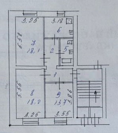 
   Продам 3-комнатную, 72.4 м², Гоголя ул, 83

. Фото 14.