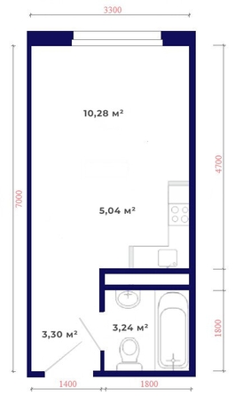 
   Продам студию, 21.86 м², Юго-Западный, дом 17

. Фото 27.