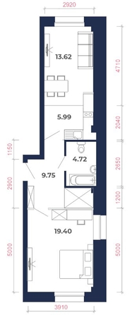 
   Продам 2-комнатную, 53.48 м², Академика Герасимова, 9

. Фото 20.