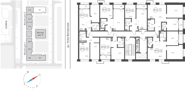 
   Продам 1-комнатную, 38.82 м², СОЮЗ PRIORITY, дом 2

. Фото 1.