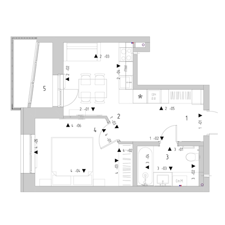 
   Продам 1-комнатную, 37.8 м², Центральная ул (Стрижи кв-л), 15

. Фото 16.