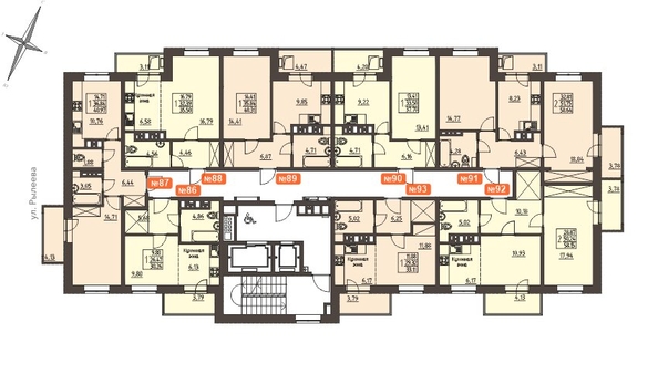 
   Продам 2-комнатную, 59.2 м², Очаг, блок-секция 7

. Фото 6.