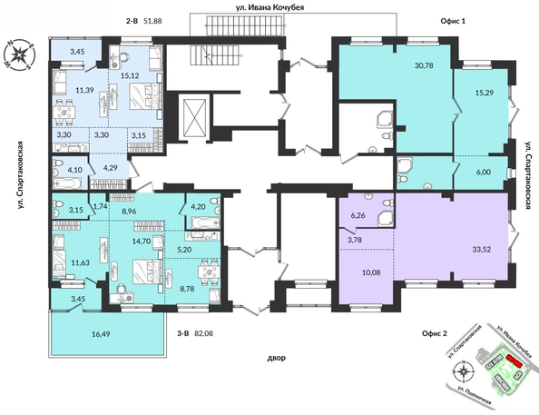 
   Продам 3-комнатную, 50.23 м², Источник, дом 2

. Фото 24.