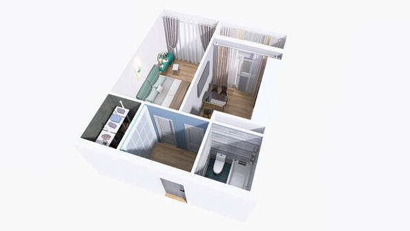 
   Продам 1-комнатную, 38.08 м², Юго-Западный, дом 17

. Фото 7.