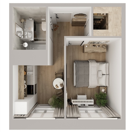 
  Продается 1-комн. квартира, 36.6 м², ЖК Квартал Стрижи, 3 очередь, дом 1
. Фото 1.