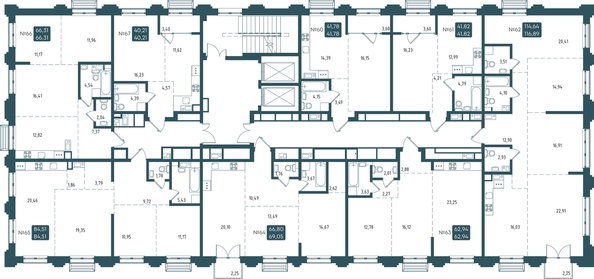 
  Продается 2-комн. квартира, 62.94 м², ЖК Бродский, 1-я очередь
. Фото 1.