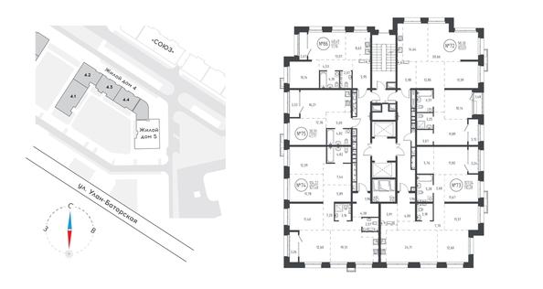 
  Продается 4-комн. квартира, 106.54 м², ЖК СОЮЗ PRIORITY, дом 5
. Фото 1.