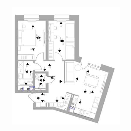 
  Продается 2-комн. квартира, 71.6 м², ЖК Квартал Стрижи, 2 очередь
. Фото 17.