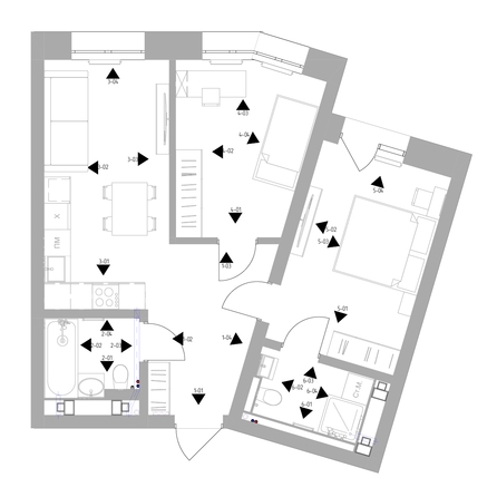 
  Продается 2-комн. квартира, 64.8 м², ЖК Квартал Стрижи, 2 очередь
. Фото 1.