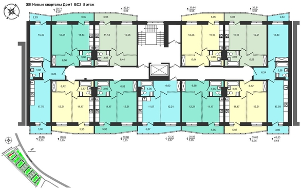 
  Продается 1-комн. квартира, 40.3 м², ЖК Новые кварталы, дом 1
. Фото 1.