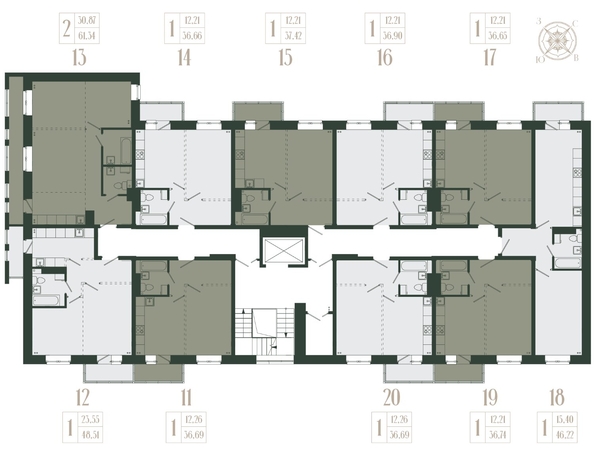 
  Продается 1-комн. квартира, 36.65 м², ЖК Новые кварталы, дом 1
. Фото 1.