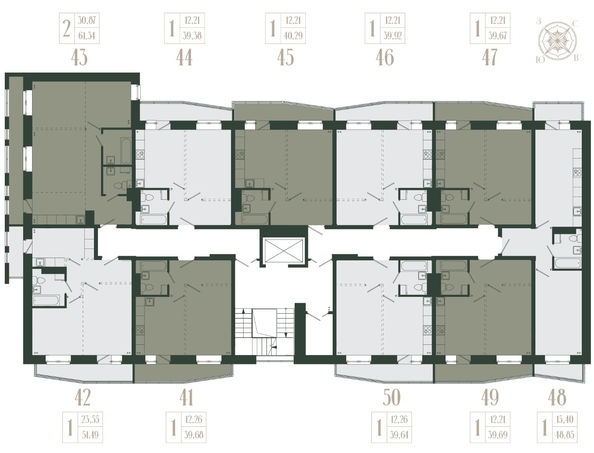 
  Продается 1-комн. квартира, 39.68 м², ЖК Новые кварталы, дом 1
. Фото 1.