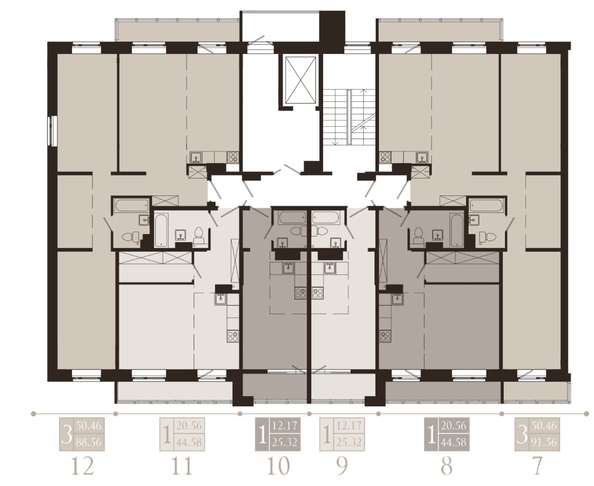
  Продается 1-комн. квартира, 44.58 м², ЖК Суворов
. Фото 2.