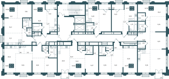 
  Продается 3-комн. квартира, 84.14 м², ЖК Бродский, 1-я очередь
. Фото 1.