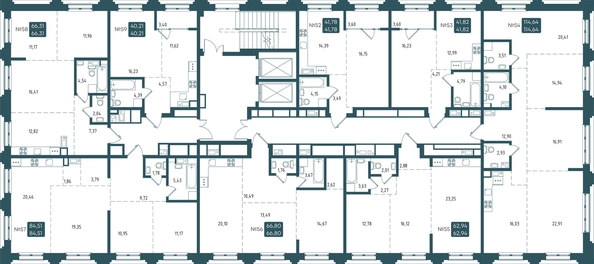 
  Продается 2-комн. квартира, 66.8 м², ЖК Бродский, 1-я очередь
. Фото 1.