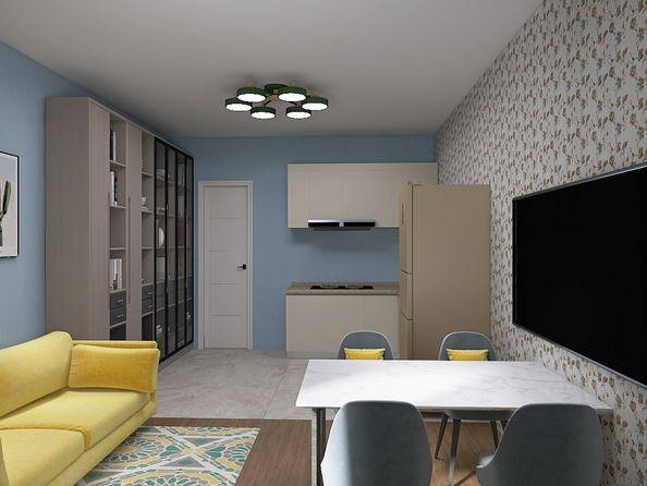 
  Продается 2-комн. квартира, 42.47 м², ЖК Юго-Западный, дом 17
. Фото 1.