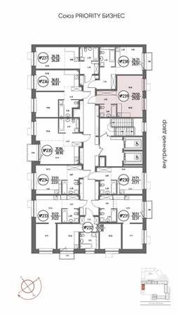
  Продается 1-комн. квартира 29.5 м², в ЖК СОЮЗ ПРИОРИТИ МАХ, д. 4. Фото 2.