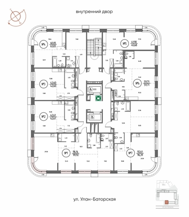
  Продается 3-комн. квартира 99.92 м², в ЖК СОЮЗ ПРИОРИТИ МАХ, д. 3. Фото 2.