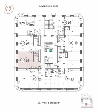 
  Продается 1-комн. квартира, 42.34 м², ЖК СОЮЗ ПРИОРИТИ МАХ, д. 3
. Фото 3.