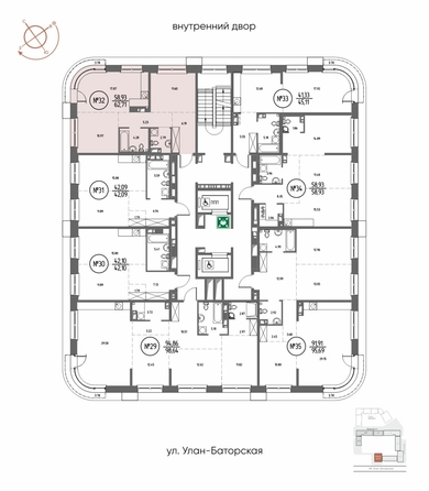 
  Продается 2-комн. квартира, 62.71 м², ЖК СОЮЗ ПРИОРИТИ МАХ, д. 3
. Фото 3.
