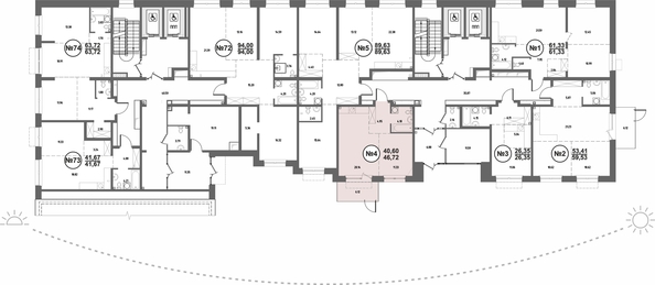 
  Продается 1-комн. квартира, 46.72 м², ЖК СОЮЗ ПРИОРИТИ МАХ, д. 4
. Фото 12.