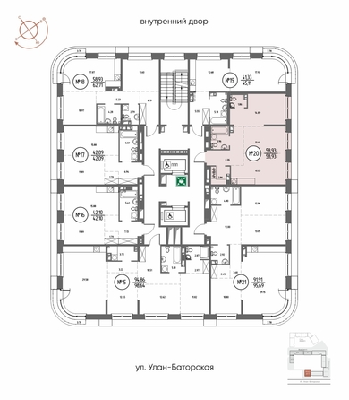 
  Продается 2-комн. квартира, 58.93 м², ЖК СОЮЗ ПРИОРИТИ МАХ, д. 3
. Фото 3.