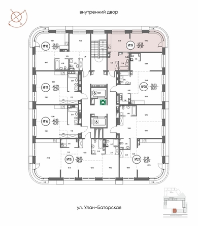 
  Продается 1-комн. квартира, 45.11 м², ЖК СОЮЗ ПРИОРИТИ МАХ, д. 3
. Фото 3.