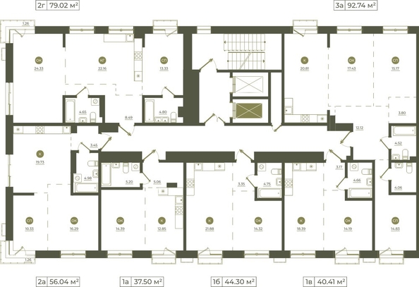 
  Продается 2-комн. квартира, 56.04 м², ЖК Верба
. Фото 1.