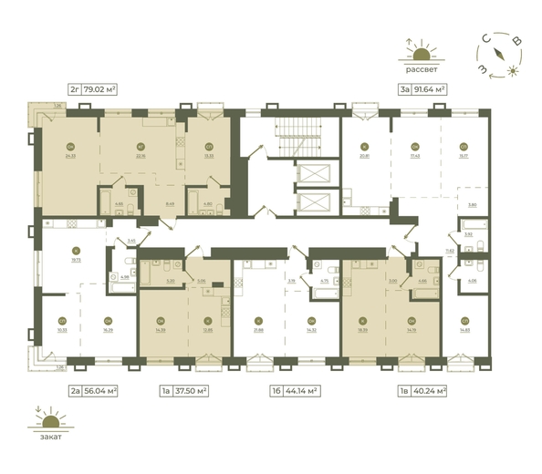 
  Продается 3-комн. квартира 91.64 м², в ЖК Верба. Фото 2.