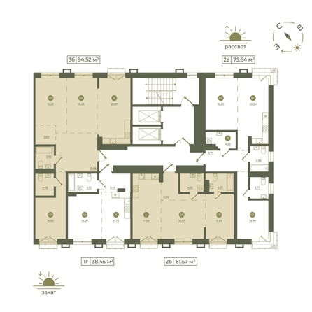 
  Продается 2-комн. квартира 75.64 м², в ЖК Верба. Фото 2.