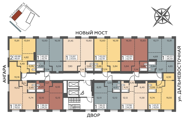 
  Продается 1-комн. квартира 45.53 м², в ЖК Салют. Фото 3.
