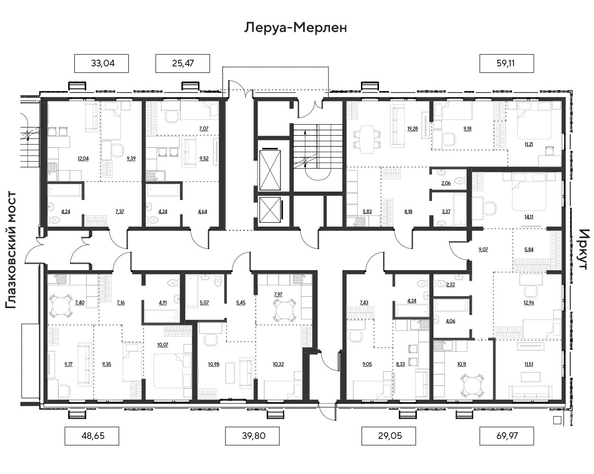 
  Продается 3-комн. квартира 69.97 м², в ЖК Затон, блок-секция 3. Фото 14.