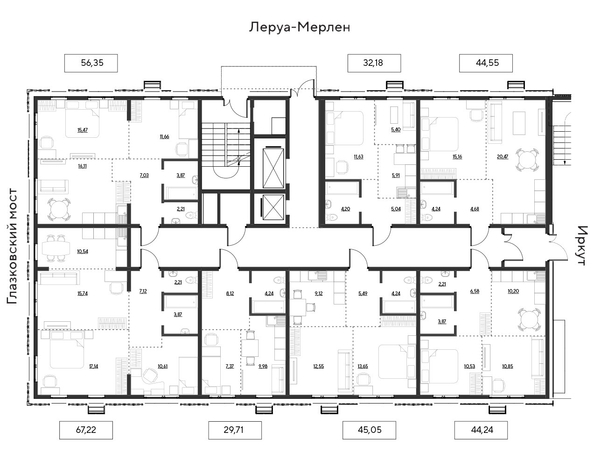 
  Продается 2-комн. квартира 44.24 м², в ЖК Затон, блок-секция 3. Фото 14.