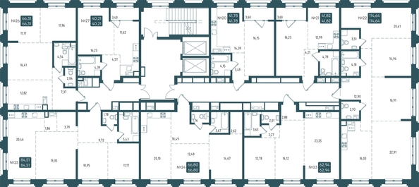
  Продается 2-комн. квартира 62.9 м², в ЖК Бродский, 1-я очередь. Фото 1.