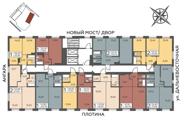 
  Продается 1-комн. квартира 35.5 м², в ЖК Салют. Фото 3.