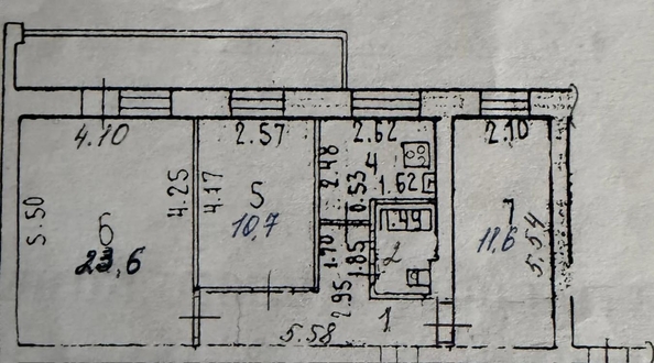 
  Продается 3-комн. квартира 68 м². Фото 4.