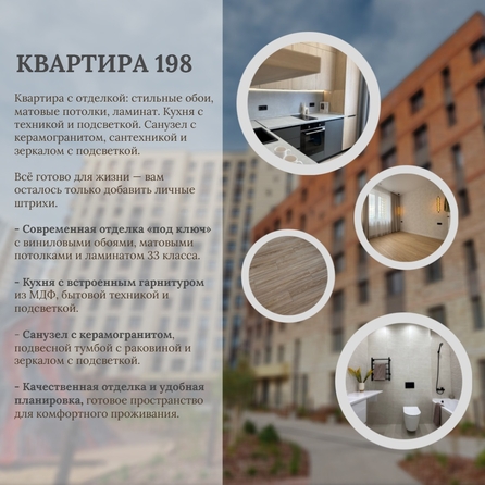 
  Продается 2-комн. квартира 54.2 м², в ЖК Квартал Стрижи, 3 очередь, дом 1. Фото 1.