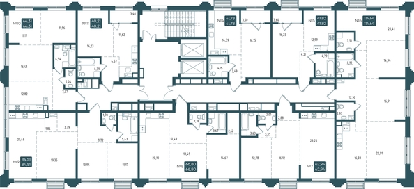 
  Продается 3-комн. квартира 66.31 м², в ЖК Бродский, 1-я очередь. Фото 1.