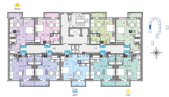 
  Продается 1-комн. квартира 39.98 м², в ЖК Первый Ленинский квартал, Дом 6. Фото 20.