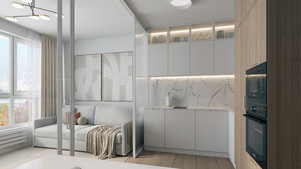 
  Продается 1-комн. квартира 26.23 м², в ЖК Стрижи Сити, блок-секции 6,7. Фото 4.