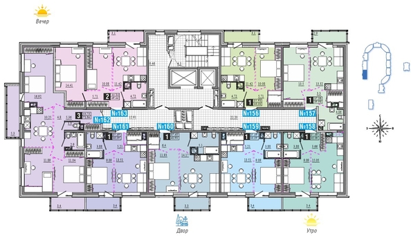 
  Продается 1-комн. квартира 35.09 м², в ЖК Первый Ленинский квартал, Дом 6. Фото 20.