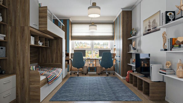 
  Продается 3-комн. квартира 89.95 м², в ЖК Стрижи Сити, блок-секции 6,7. Фото 18.