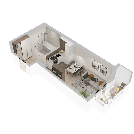 
  Продается 1-комн. квартира 32.5 м², в  ЖиВой комплекс на Кузьмихе. Фото 1.