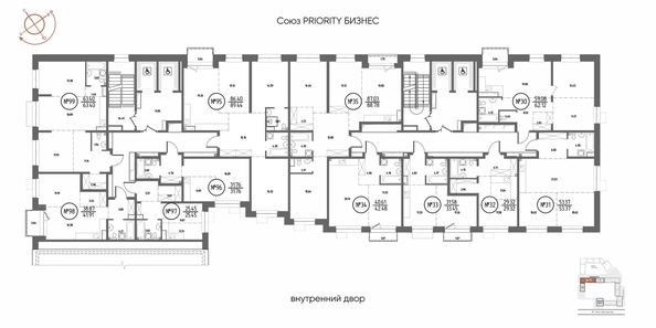 
  Продается 3-комн. квартира 89.44 м², в ЖК СОЮЗ ПРИОРИТИ МАХ, д. 4. Фото 3.