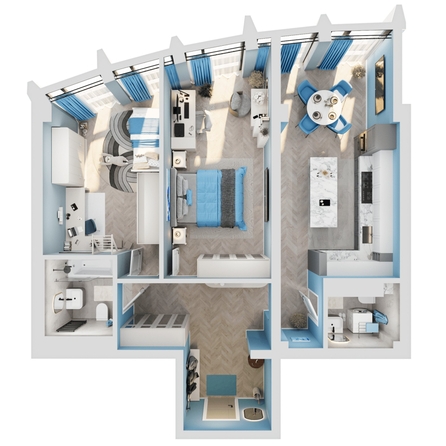 
  Продается 2-комн. квартира 80.85 м², в ЖК Звезды, дом 2. Фото 2.