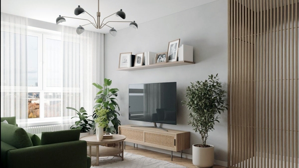 
  Продается 3-комн. квартира 60.3 м², в ЖК Стрижи Сити, блок-секции 6,7. Фото 6.
