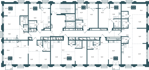 
  Продается 4-комн. квартира 114.64 м², в ЖК Бродский, 1-я очередь. Фото 1.