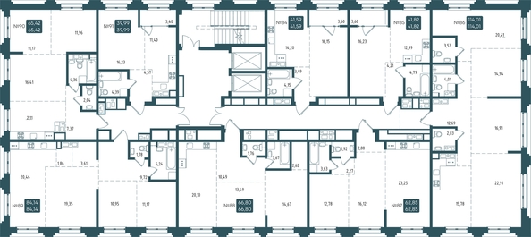 
  Продается 1-комн. квартира 41.59 м², в ЖК Бродский, 1-я очередь. Фото 1.