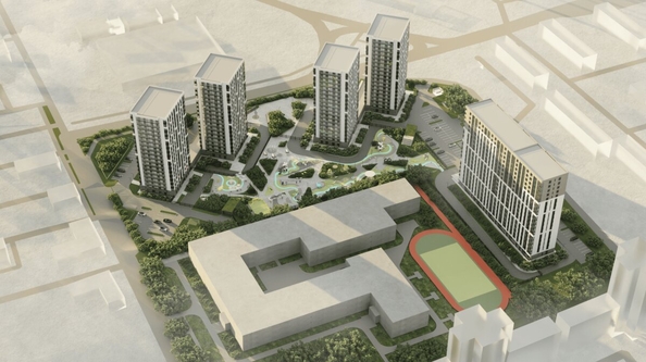 
  Продается 2-комн. квартира 51.19 м², в ЖК ЛЕРМОНТОВ ПАРК, дом 1. Фото 2.